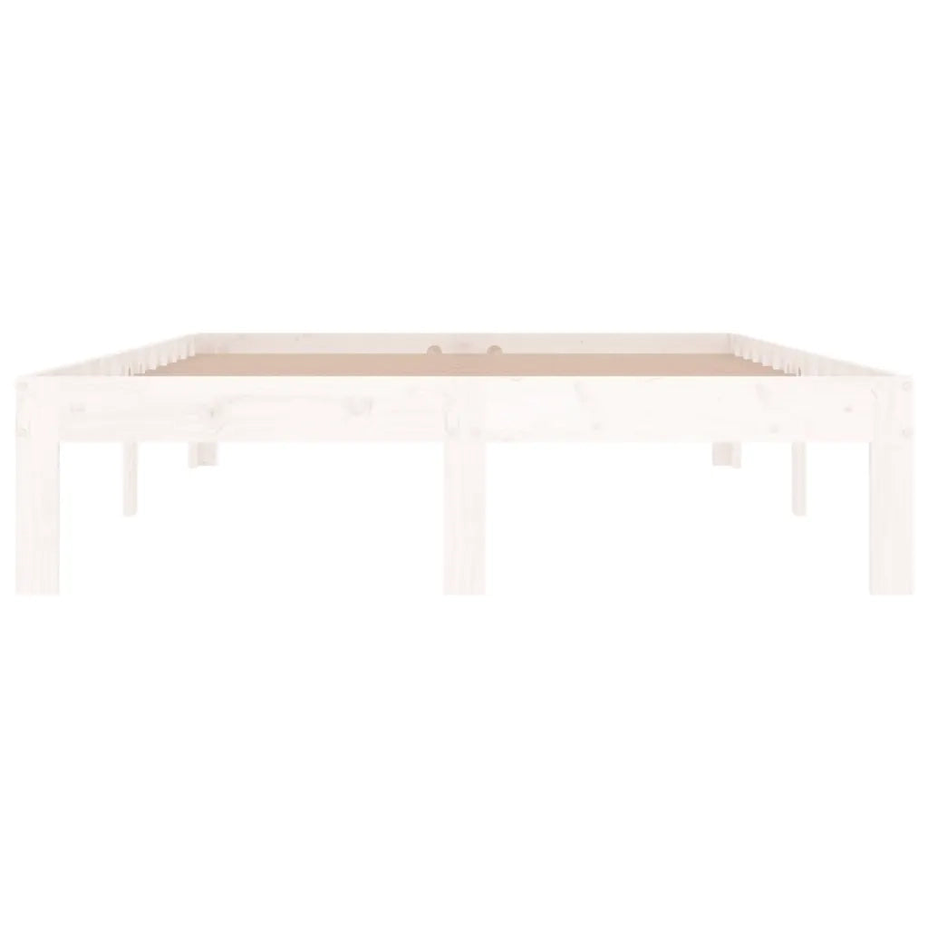 Giroletto Bianco in Legno Massello 120x190 cm Small Double 810336