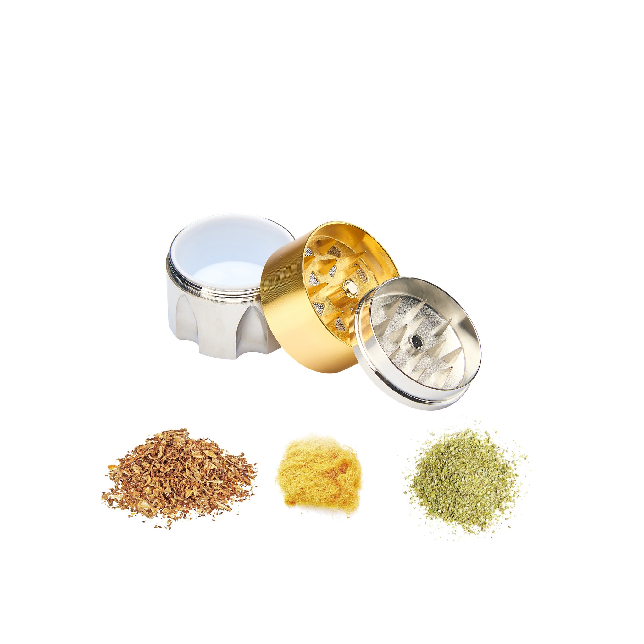 Grinder Tritino In Metallo A Forma Di Proiettile 3 Strati 47mm - 40447640