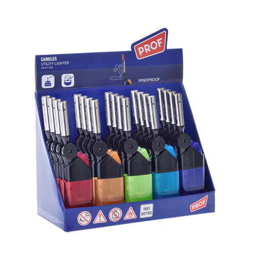 Set 20 Pz Mini Accendini Prof Vari Colori - Polyflame 40411544