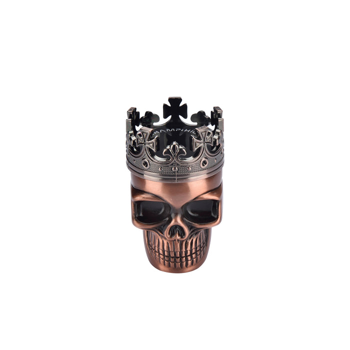 Grinder Tritino In Metallo A Forma Di Teschio 3 Strati 75mm - 40590348