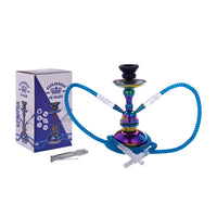 Mini Narghilè Multicolor Da 28cm Con 2 Tubi 28cm - 40508005