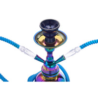 Mini Narghilè Multicolor Da 28cm Con 2 Tubi 28cm - 40508005