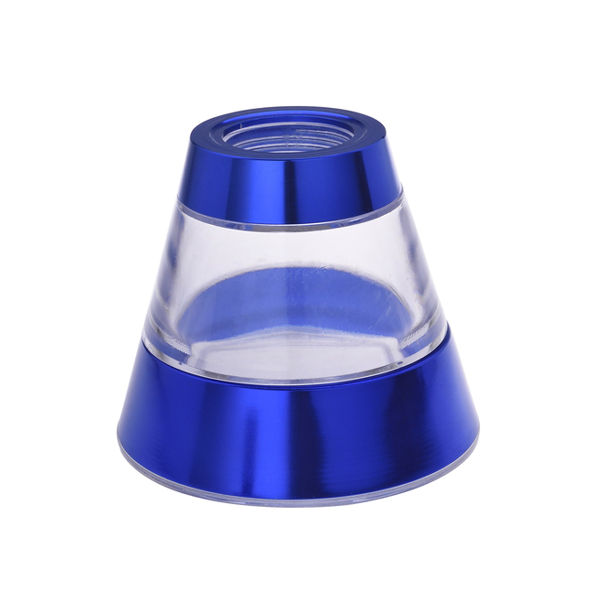 Bong Per Narghilè Blu 35cm Con Vaso In Acrilico Pinze E Camino In Ceramica - 40508107