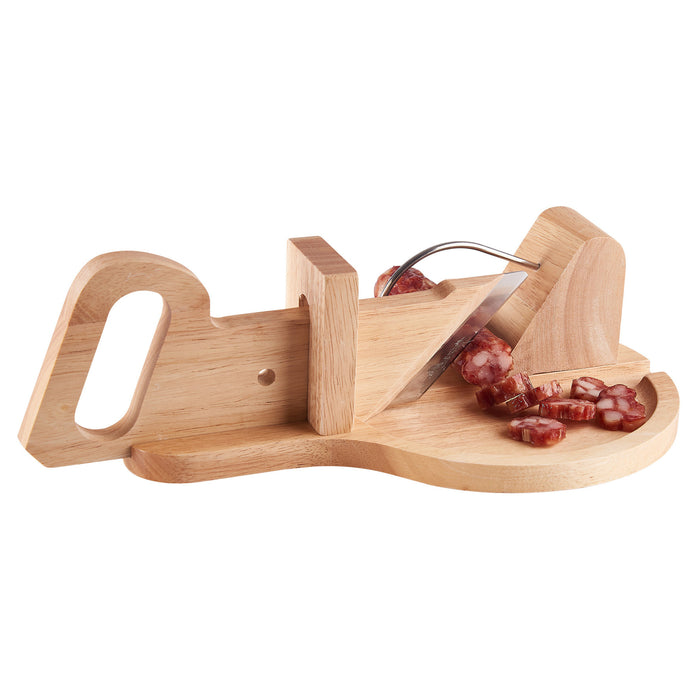 Affettatrice Per Salumi E Salsicce In Legno Con Vassoio - LAGUIOLE 40268464