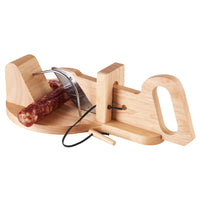 Affettatrice Per Salumi E Salsicce In Legno Con Vassoio - LAGUIOLE 40268464