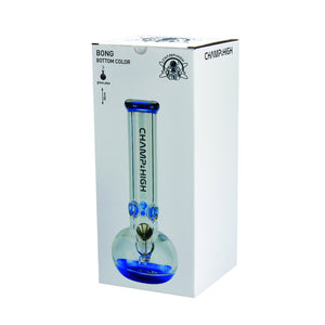 Bong Champ High In Vetro Blu 30cm - Polyflame 40506145