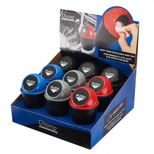 Posacenere Da Auto In Plastica Con Coperchio A Spinta - 405090006