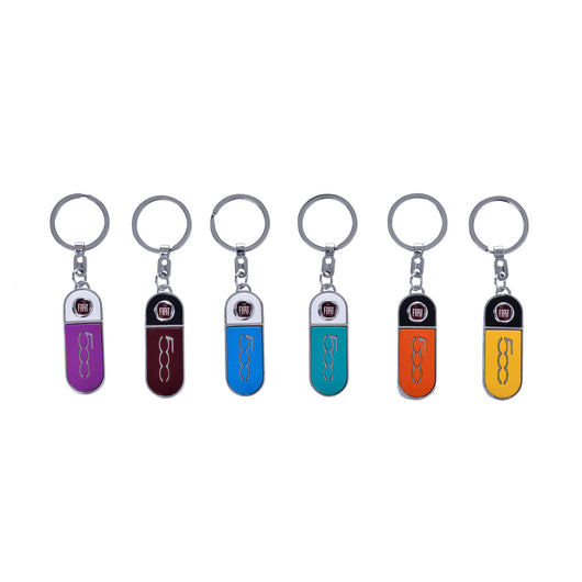 Portachiavi Auto  FIAT 500 – 500X – 500L Colori Assortiti - 40650005