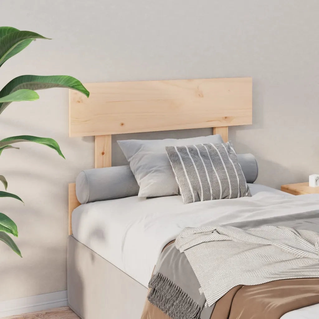 Testiera per Letto 93,5x3x81 cm in Legno Massello di Pino 819050