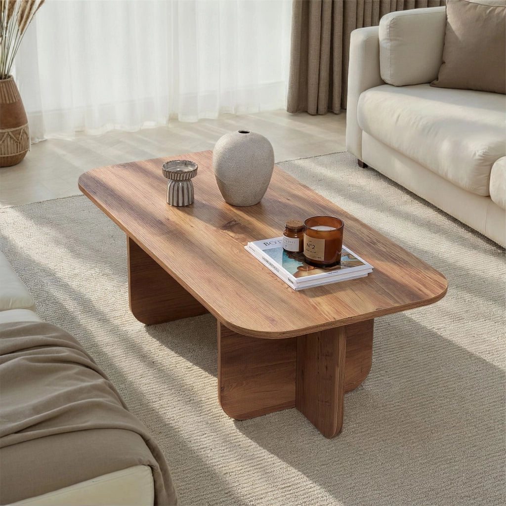Tavolino in legno "Akira" 120 x 60 x 41 cm - Pino Atlantico