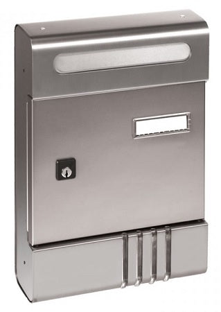 CASSETTA POSTALE SE ARGENTO CM.20,4X29X7