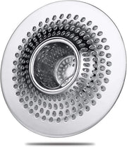 Filtro di scarico in acciaio inossidabile, adatto per vasche da bagno, bagni, lavandini, cucine, raccolta di capelli e residui filtranti
