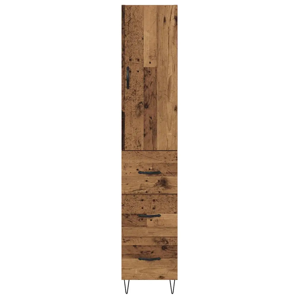 Credenza Legno vecchio 34,5 x 34 x 90 cm Legno multistrato