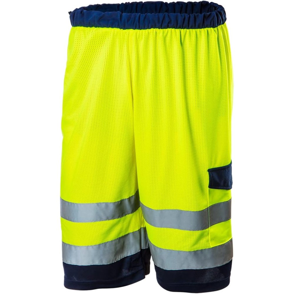 Topex 81-782-s bermuda da lavoro alta visibilità  maglia giallo