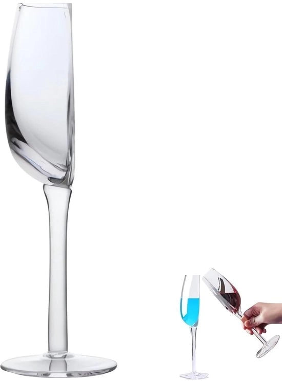 Set di due bicchieri da vino a metà

Specifica:
- Set di 2 bicchieri
- Materiale: 
- Forma: semi-rotonda
- Lunghezza del manico: lungo
- Color: rosso
- Ideale per: feste