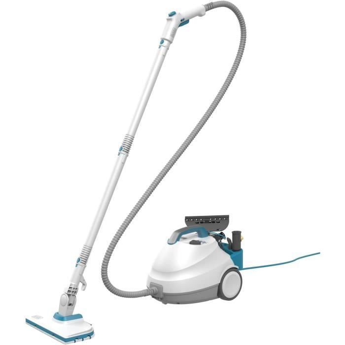 BLACK+DECKER - BHSMP2314-QS - Pulitore a vapore multifunzione a slitta 2300W - Serbatoio: 1,2L - Cavo: 8m - 14 accessori