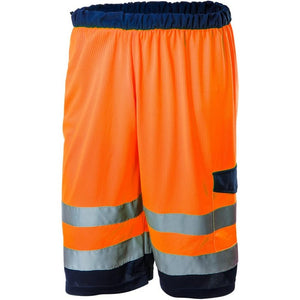 Topex 81-783-m bermuda da lavoro alta visibilità  maglia arancio