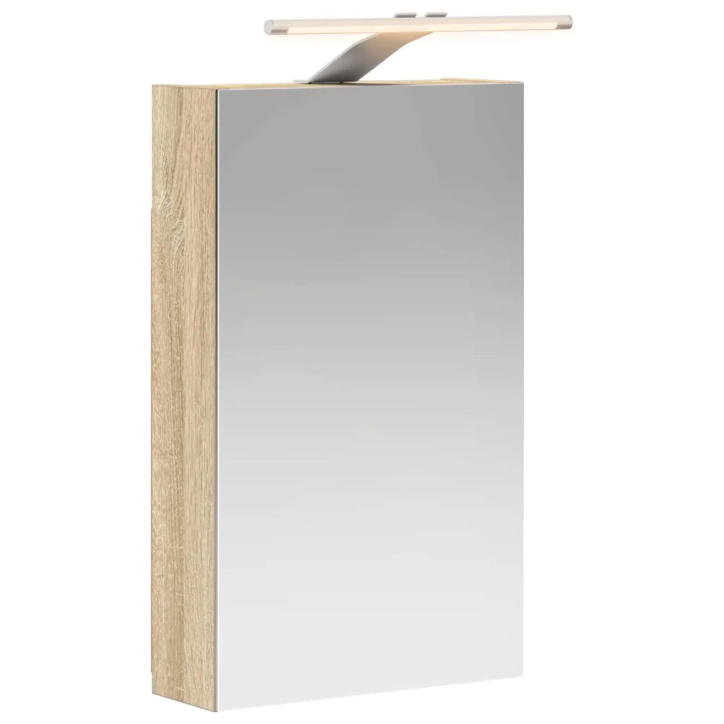 Mobiletto per specchio da bagno Rovere Sonoma 30 x 10,5 x 50 cm 889017