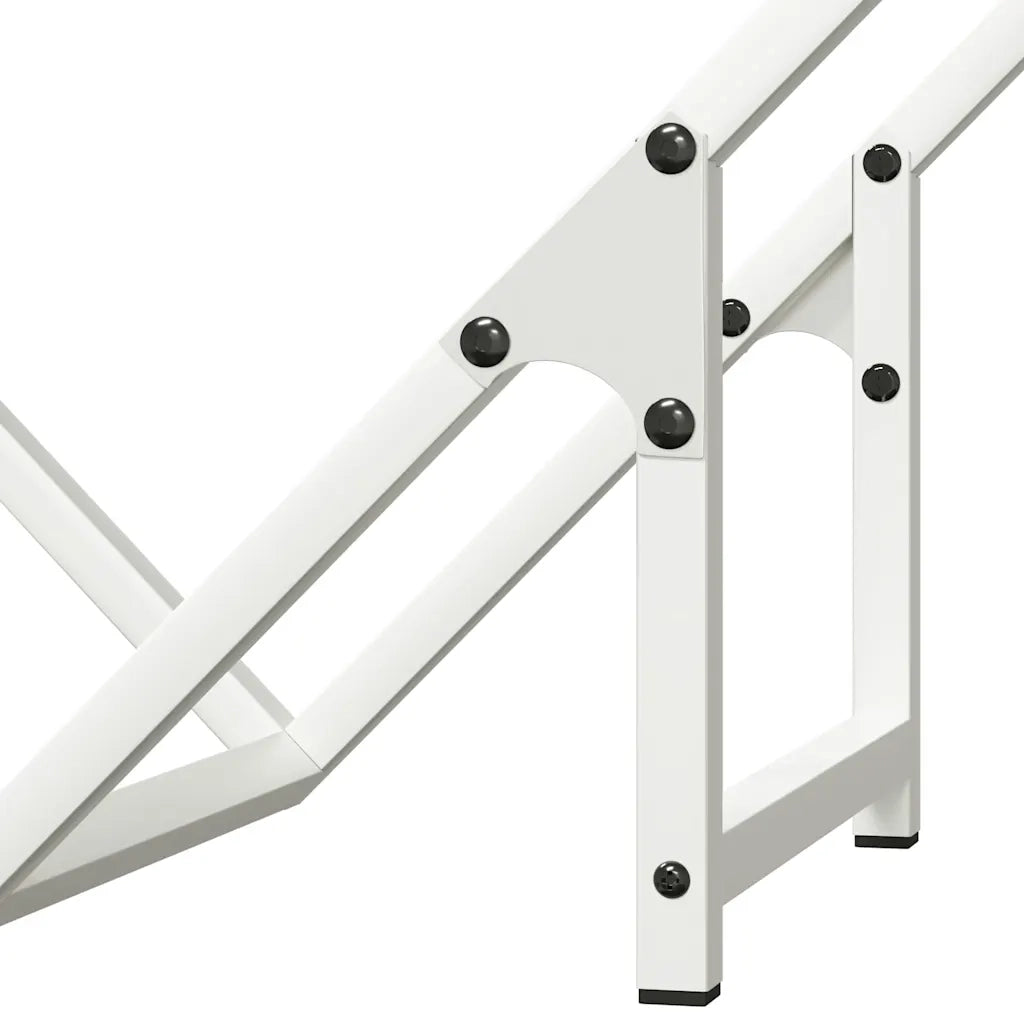Rastrelliera per Legna da Ardere Bianca 50x25x50 cm CFW5718637