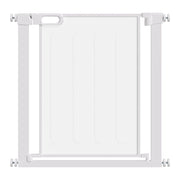 Cancellino per Cani Regolabile con Chiusura Automatica. Acciaio e ABS. 75-82x76 cm. Bianco
