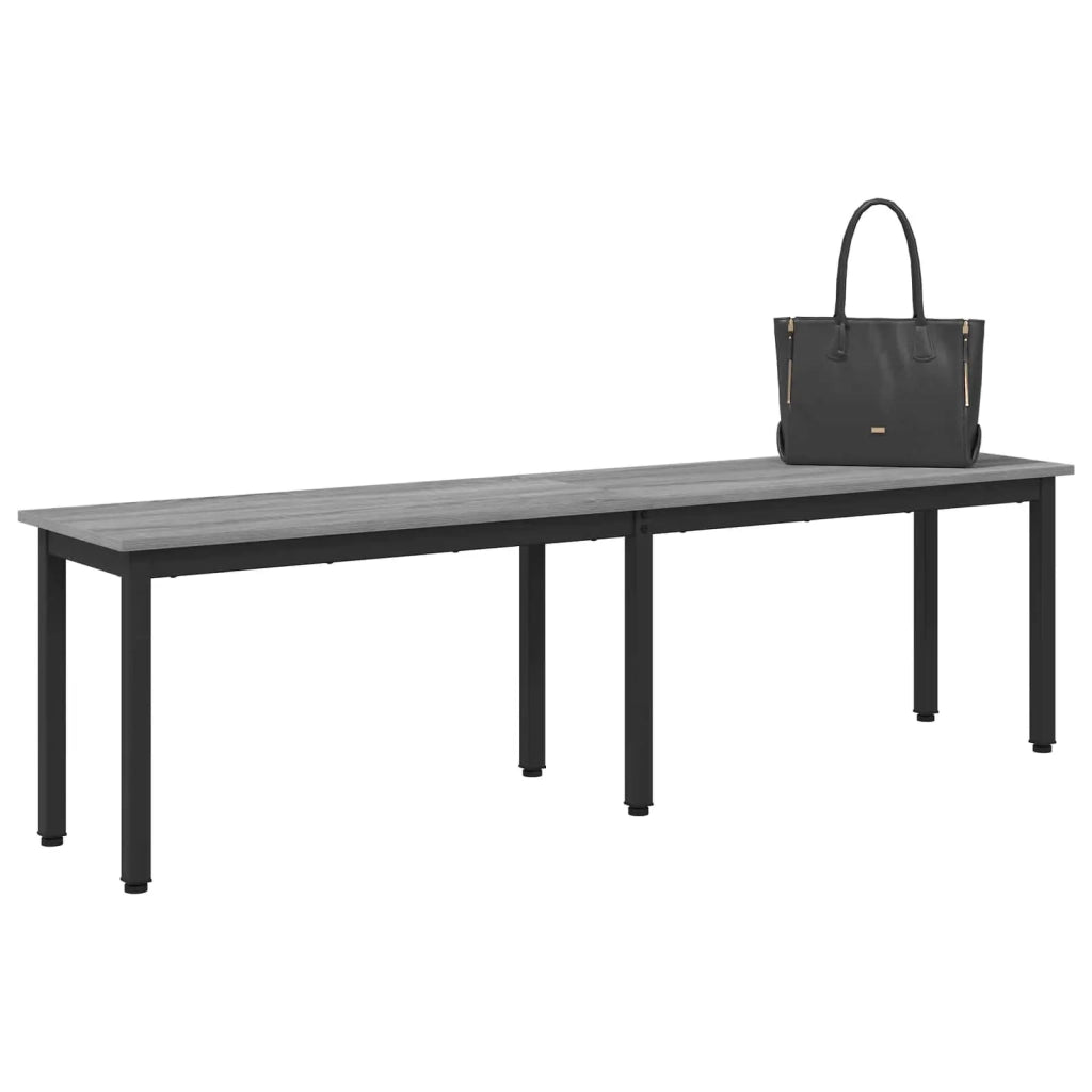 panchina Grigio Sonoma 160 x 35 x 45 cm Legno multistrato 892605