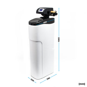 NW-SOFT-D Addolcitore d'acqua 1000 l/h con serbatoio salamoia da 30 kg e display