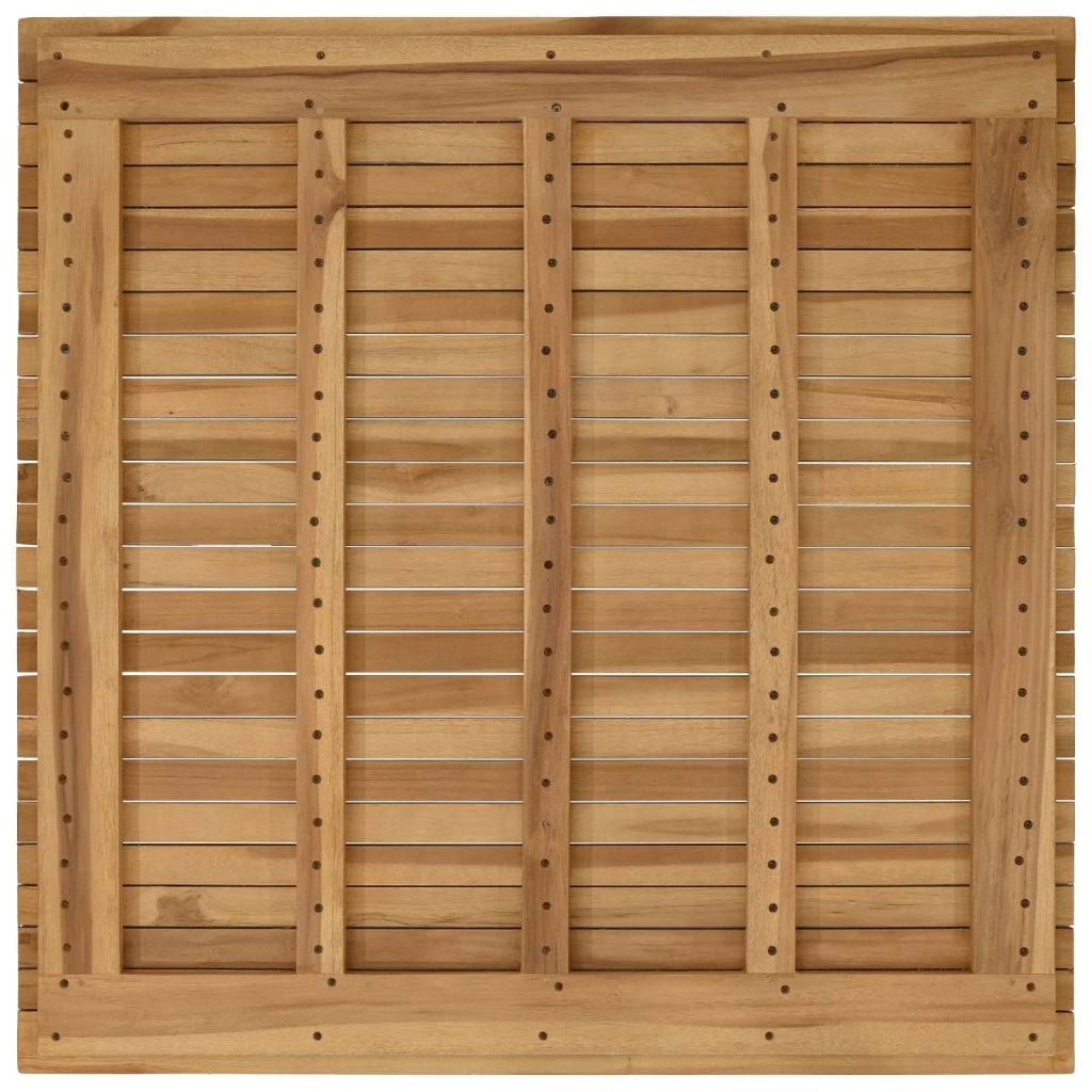 Piano del tavolo 90 x 90 x 3,5 cm Quadrato Legno di teak solido 42033148