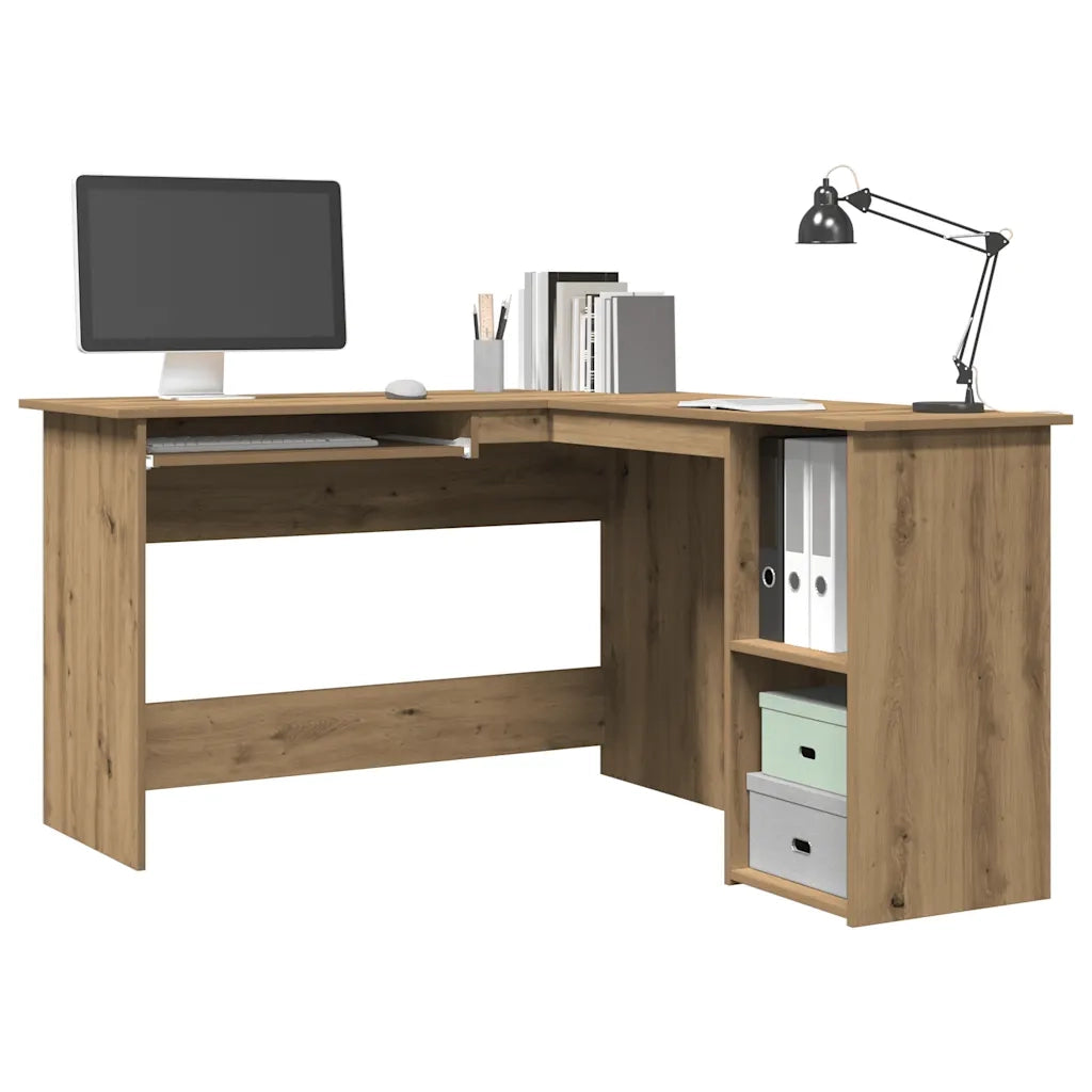 Scrivania | Tavolo da Ufficio Angolo Artigianale 120x140x75 cm Legno Multistrato