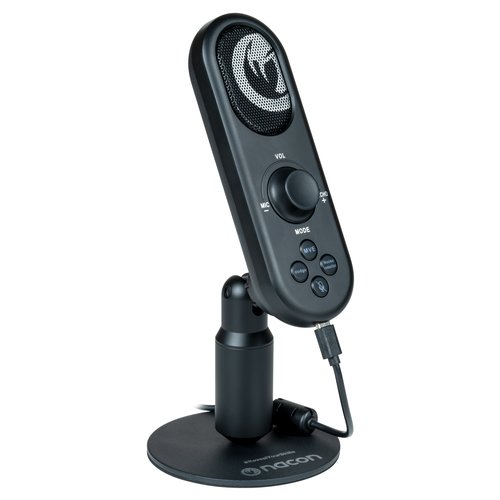 Microfono usb pc game streaming black pcstreamingmic