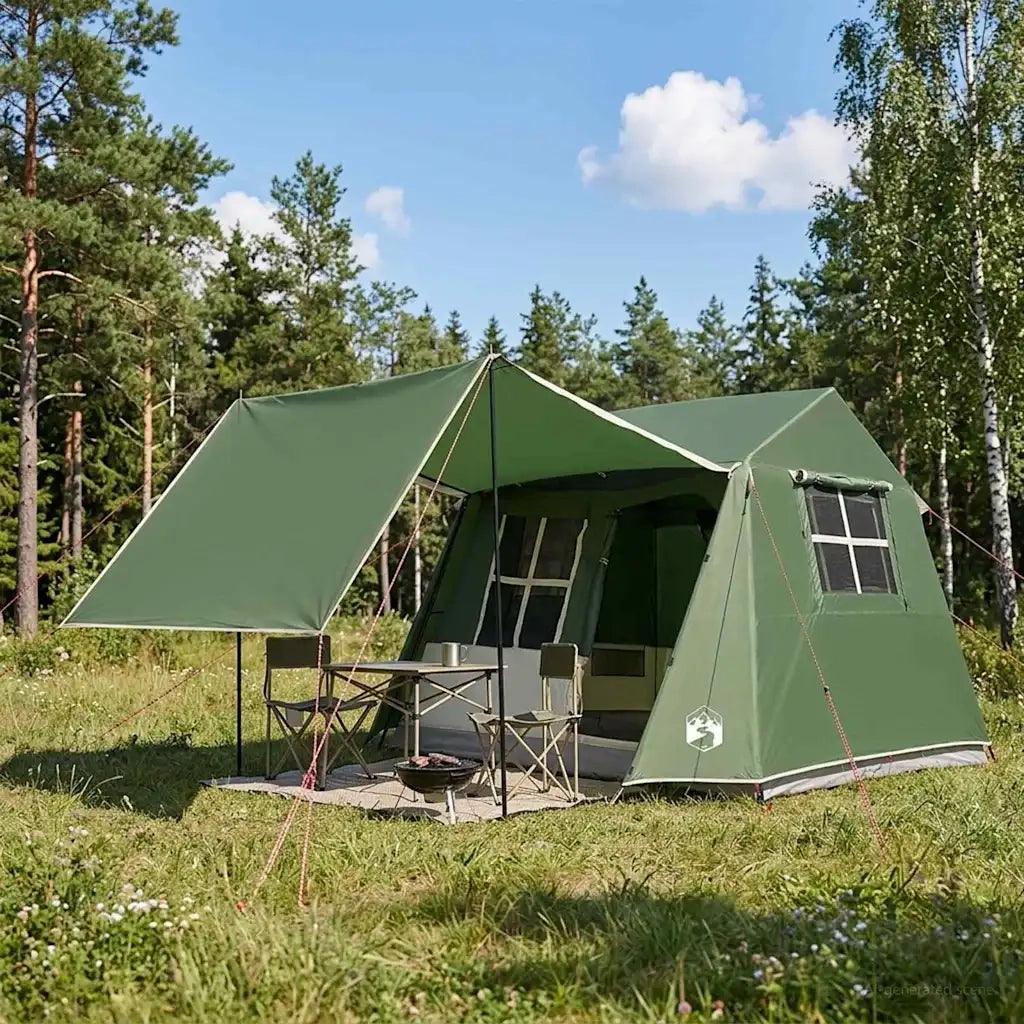 Tenda a tunnel Verde 275 x 240 x 200 cm 42017430