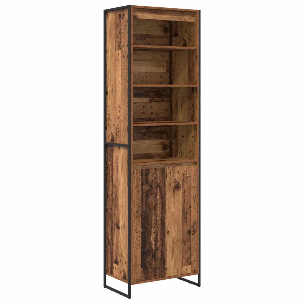 Credenza | Armadi alti Legno vecchio 60 x 36 x 200 cm Legno multistrato