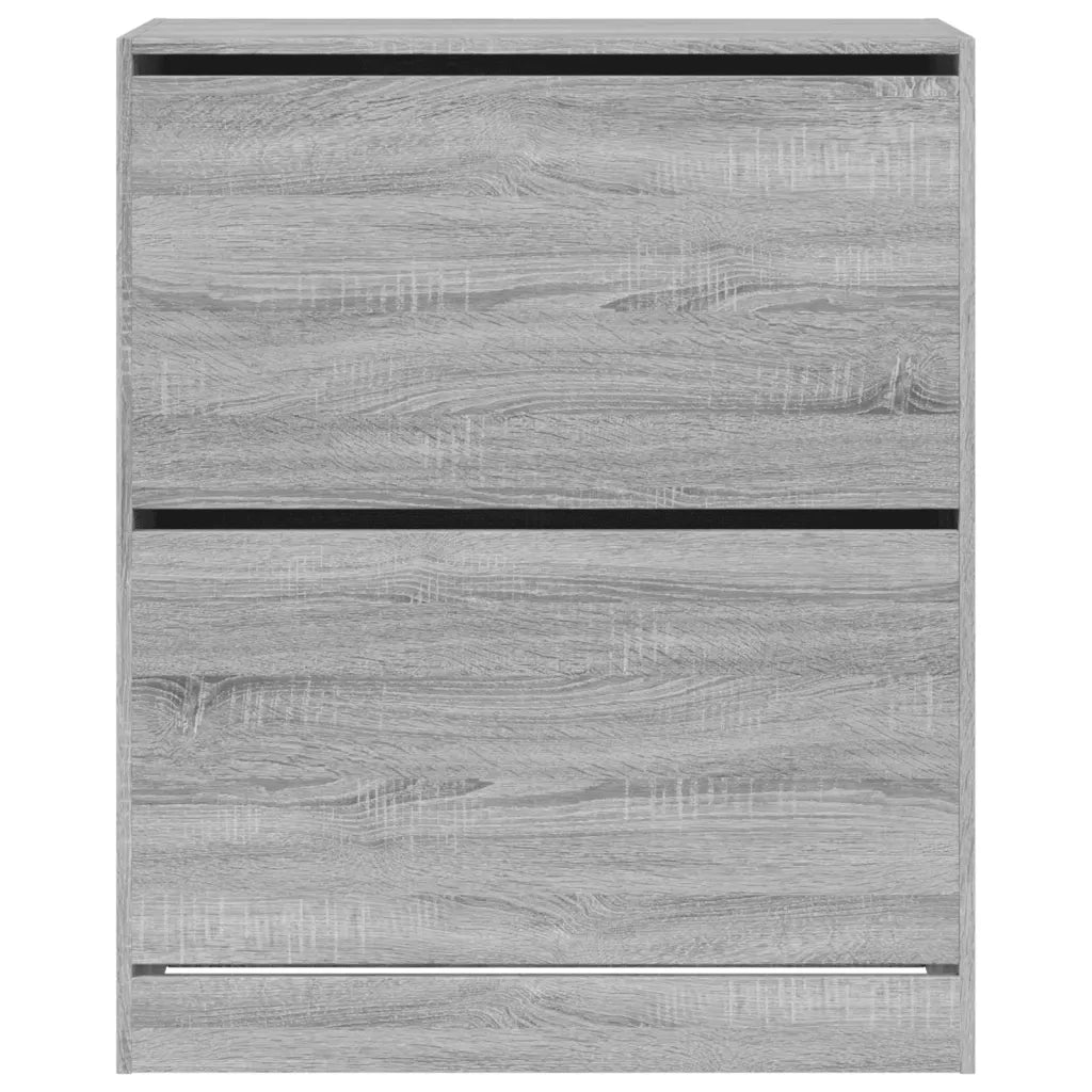 Scarpiera Grigio Sonoma 80x34x96,5 cm in Legno Multistrato 839971