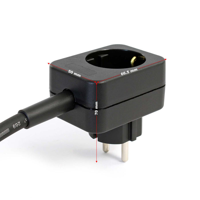 Interruttore a galleggiante antitrabocco per laghetti con cavo da 5m