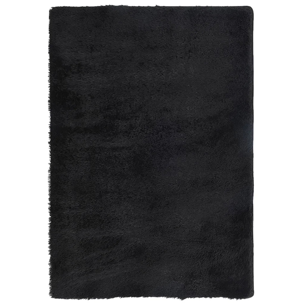 Tappeto del soggiorno | Tappeto Shaggy a Pelo Lungo NAVARRA Nero 200x290 cm poliestere