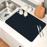 Panno di protezione per lavandino - 30 cm x 40 cm - Materiale PU - Antiscivolo - Ademendente - Facile da pulire - Panno per lavandino