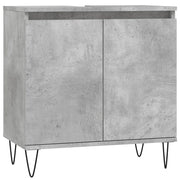 Mobile da bagno dal design moderno con ampio spazio contenitivo 58 x 33 x 60 cm in legno grigio cemento 02_0049024