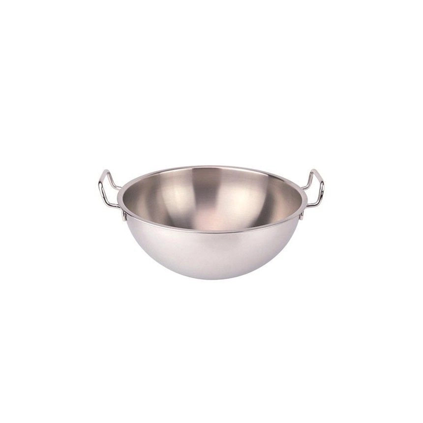 ILSA ILS250494 Bastardella 24 cm in Acciaio Inox 18-10 con Manici Capacita' 3,4 L colore Acciaio
