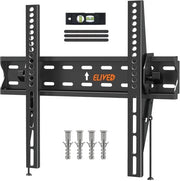 Sostegno per TV a muro Regolabile supporto per TV a muro per la maggior parte delle TV da 26 a 60 pollici piane e curve LED, LCD, OLED e plasma fino a 45 kg con larghezza VESA massima di 400x400 mm, supporto per TV a muro regolabile EV007