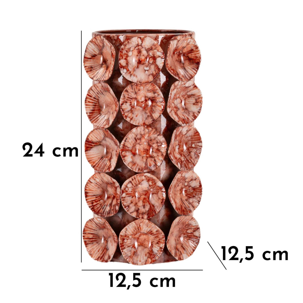 Bariva, Vaso Disegno Moderno, Rosso