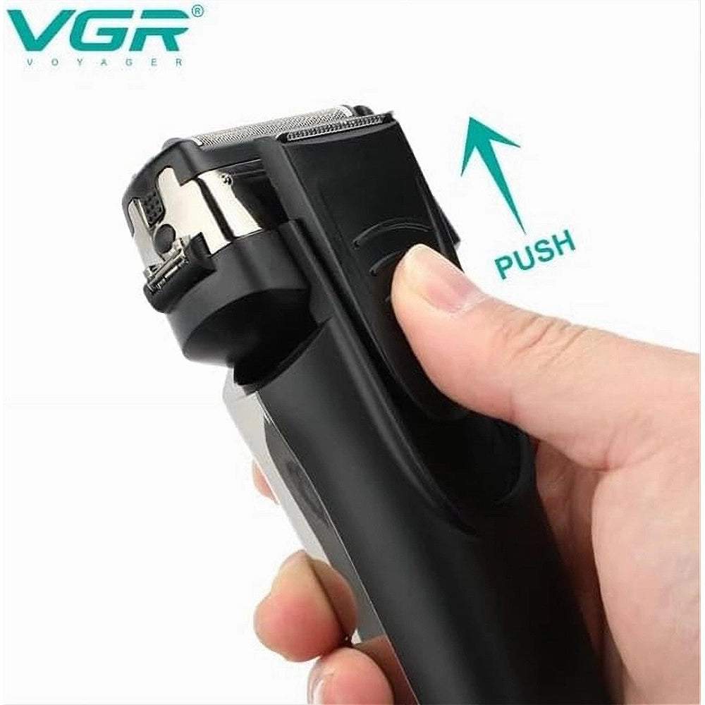 Trade Shop - Vgr V-333 Foil Shaver Rasoio Professionale Barber Trimmer Rasatura Zero - Silver