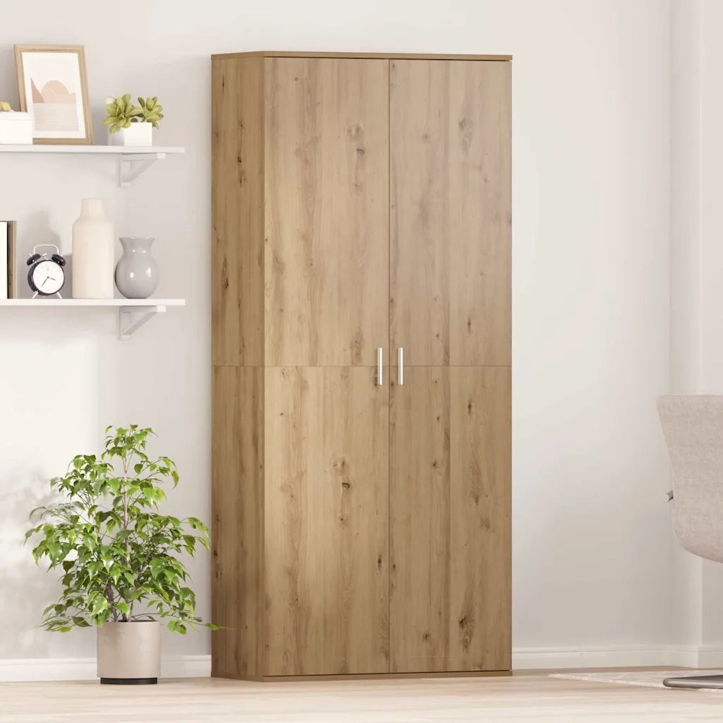Highboard rovere artigianale 80 x 35 x 180 cm Legno multistrato