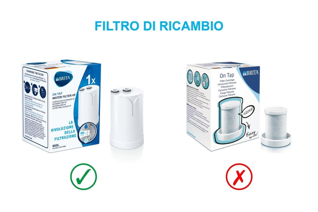 Brita Sistema filtrante per acqua On Tap - 1 filtro HF per 600L incluso