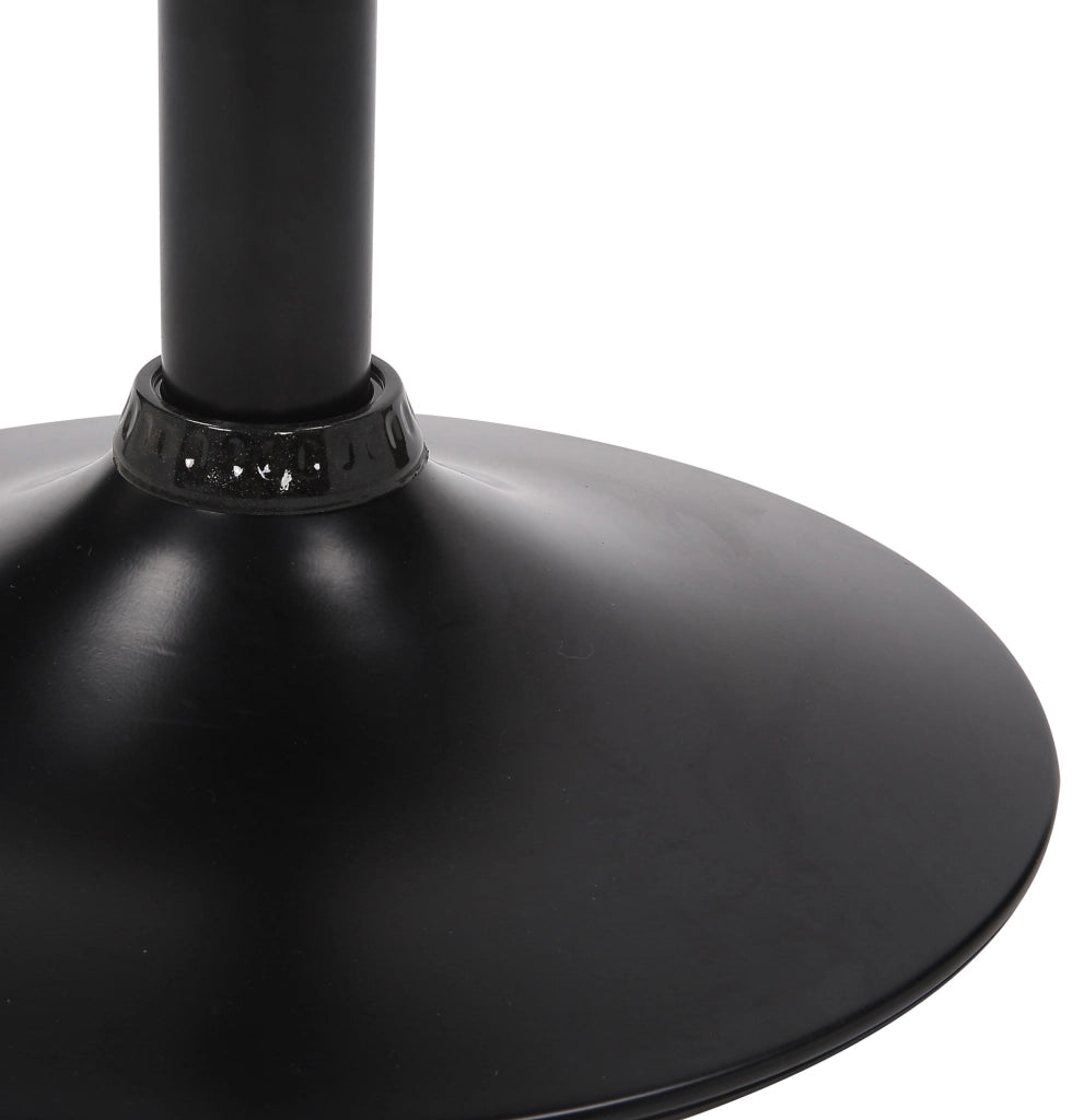 Sgabello imbottito bar Feni in velluto blu