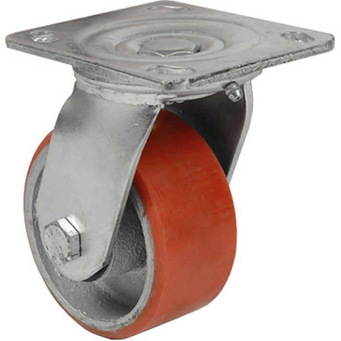 ruota in poliuretano girevole mm 200x50 export cod:ferx.3669