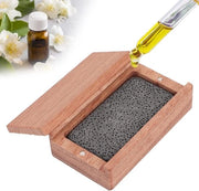 Diffusore portatile per aromaterapia con legno compattato per oli essenziali - aromaterapia portatile per casa, ufficio, auto