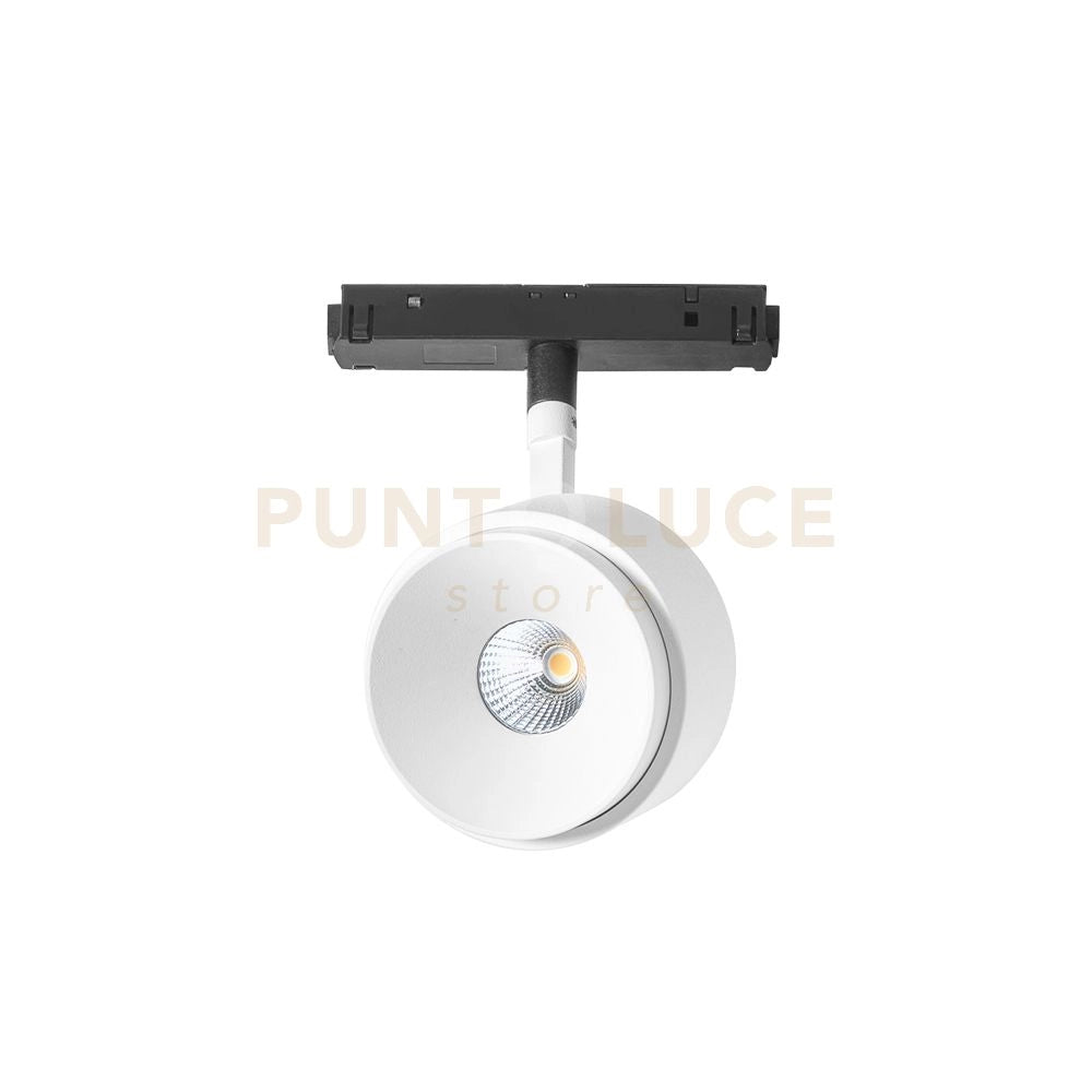 GENOVA SP - FARETTO PROIETTORE LED BINARIO 48V BIANCO ROTAZIONE E INCLINAZIONE  3000K 410LM 8,5W