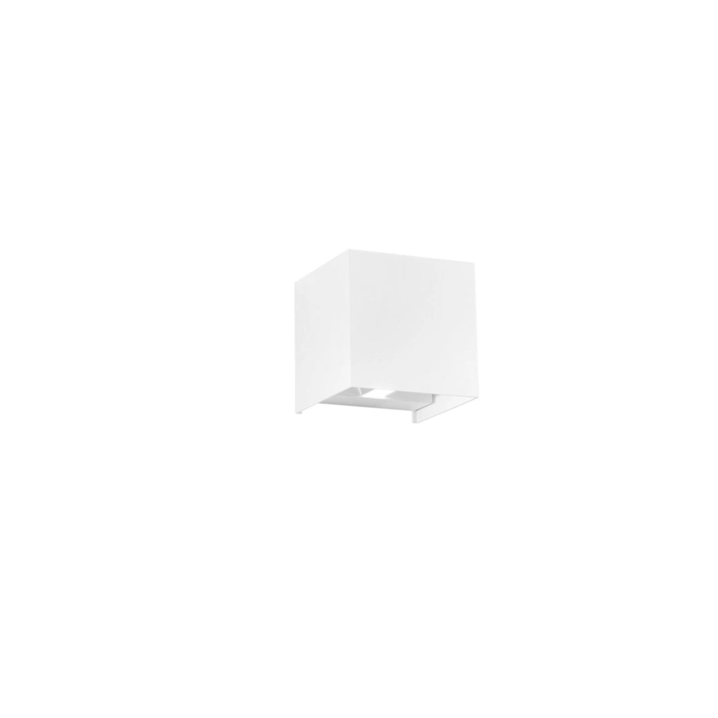 APPLIQUE BIEMISSIONE LED ALFA BIANCA 20W 1800LM CCT 3000K / 4000K IP54 12X12X12CM