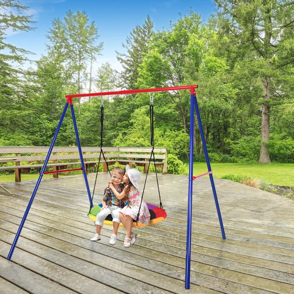 Struttura per altalena per bambini, struttura per altalena singola, resistente alle intemperie, per altalena per bambini, da giardino, portata fino a 150 kg