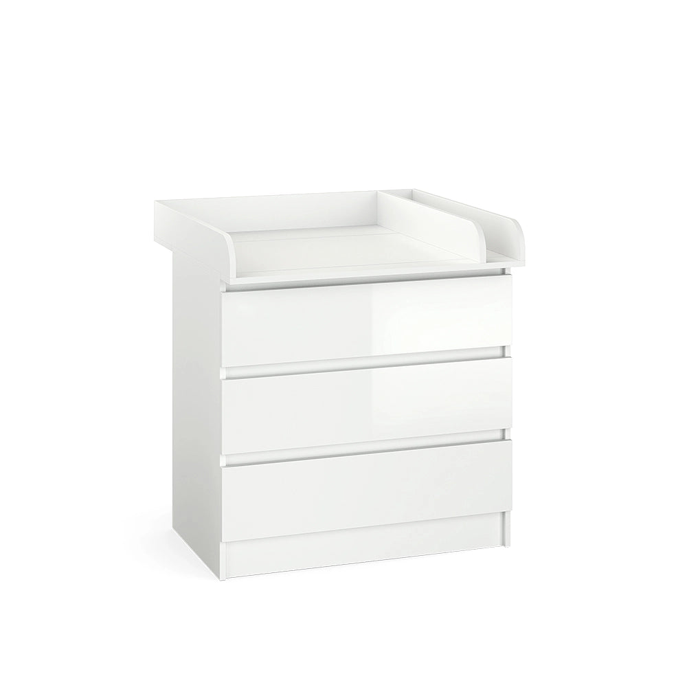 Vicco Fasciatoio Bianco 80 x 85.4 cm con 3 cassetti