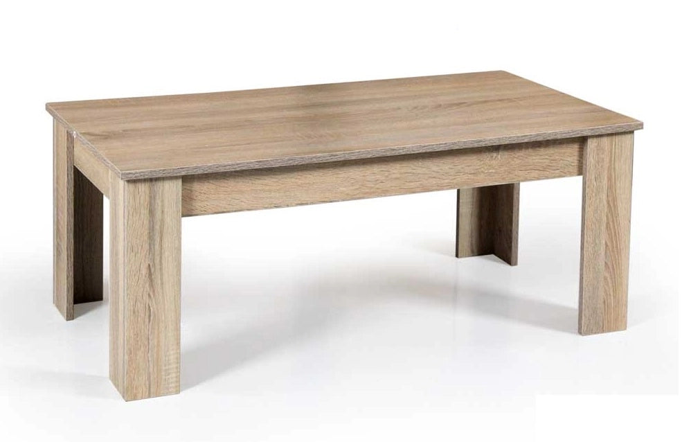 GAIA TAVOLINO DA CAFFÈ 100 X 50 X 40 CM IN COLORE ROVERE
